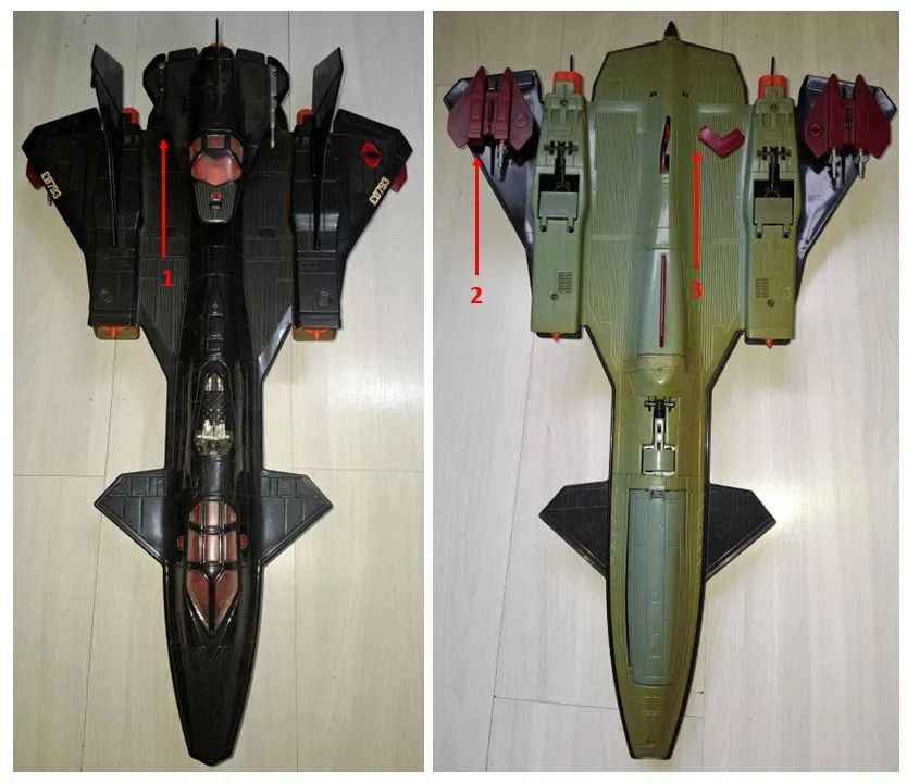 Aeroforça noturna GI JOE Comando em ação - com danos - Foto 4