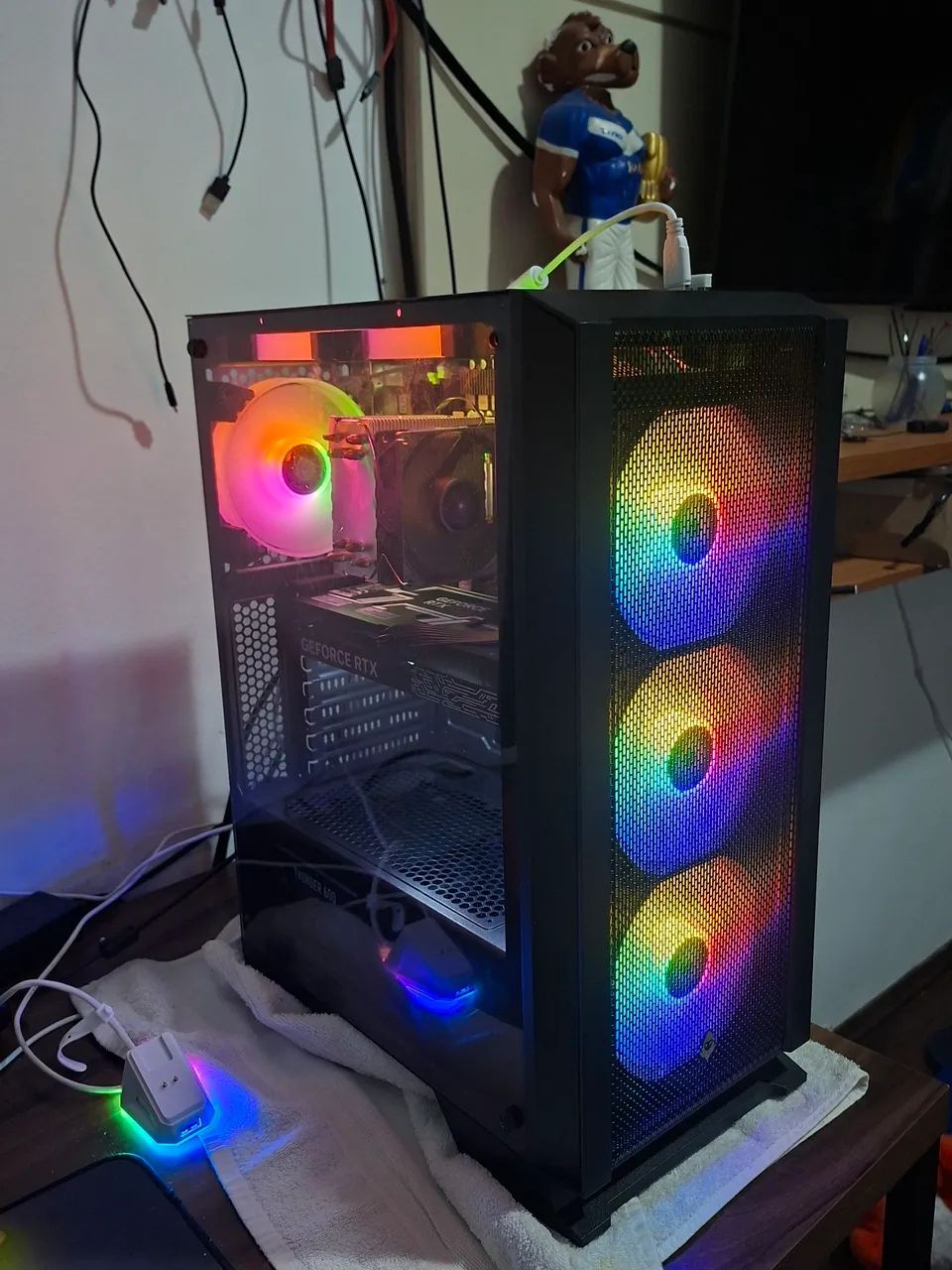 Pc Gamer com Tela , teclado e microfone  - Foto 5