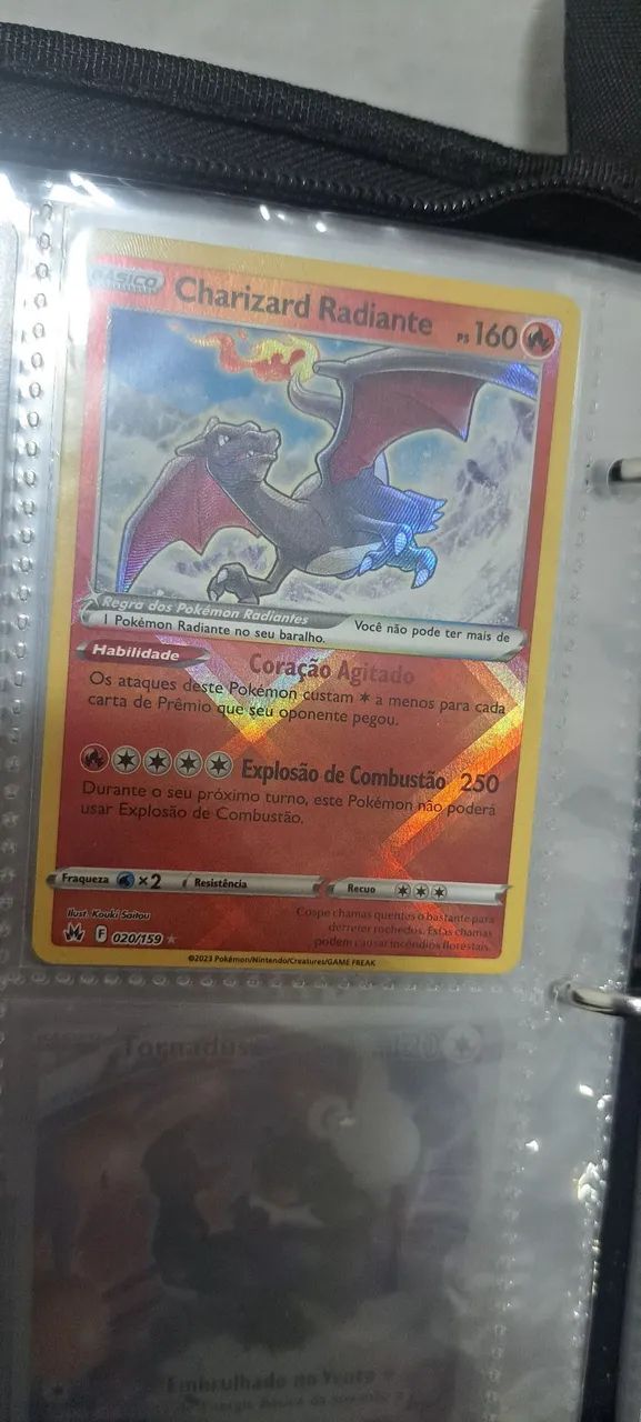 Charizard radiante (carta original copag) - Foto 2