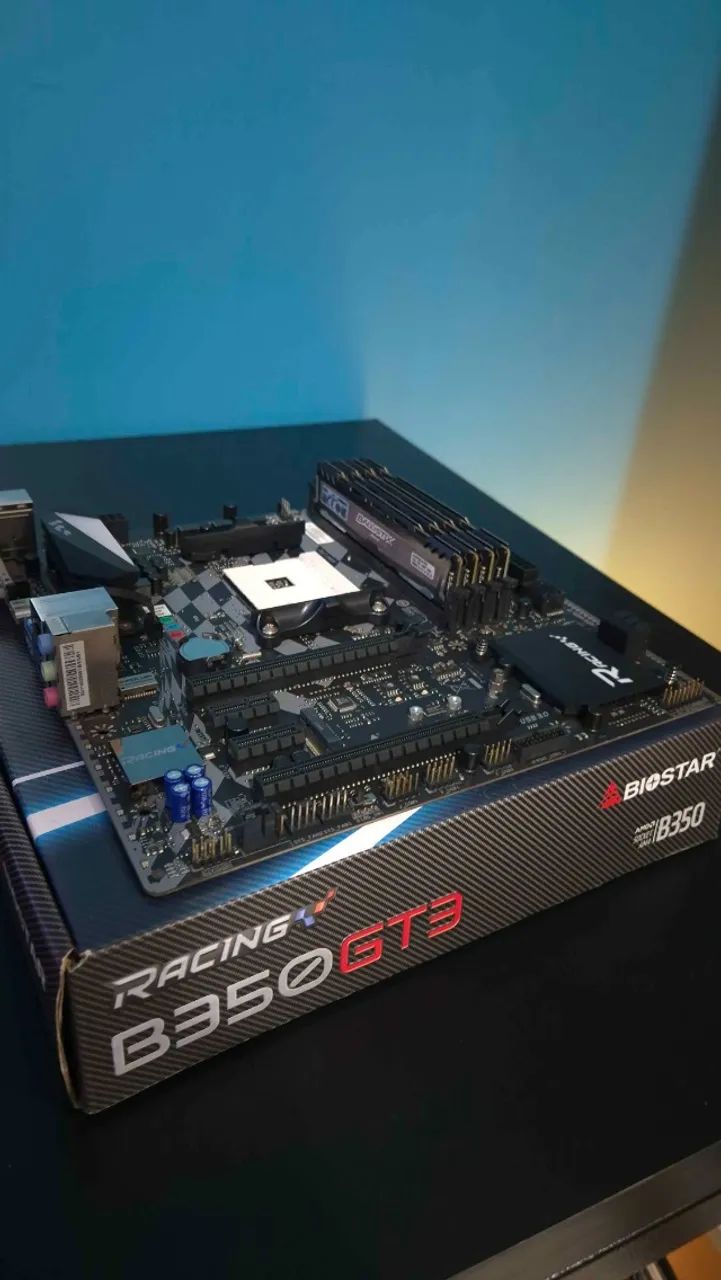 Kit Upgrade Amd Ryzen 7 1700, B350 GT3 Racing, Ballistix 16gb 2400Mhz (4x4gb) - Foto 5