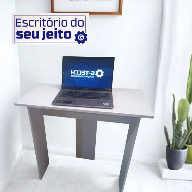 Escrivaninha Multiuso NOVA Mesa de Escritório para Notebook Estudo Computador Home Office - Foto 5