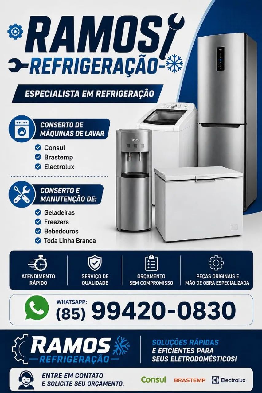 Geladeira ou máquina com defeito?
