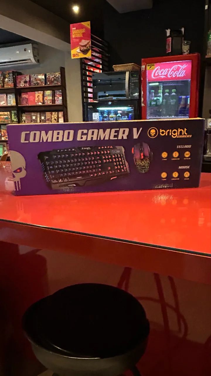 Kit Mouse e Teclado Gamer 