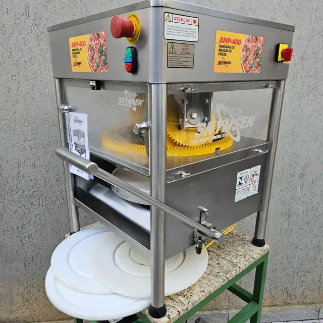 Abre Pizza Skymsen Modeladora de Massa de Pizza (usada) estudo troca - Foto 3