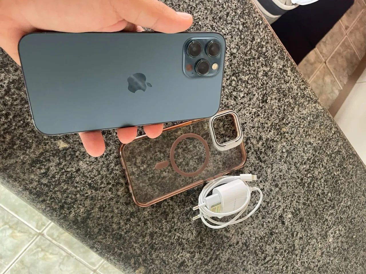 IPHONE 12 PRO MAX, TODO ORIGINAL 