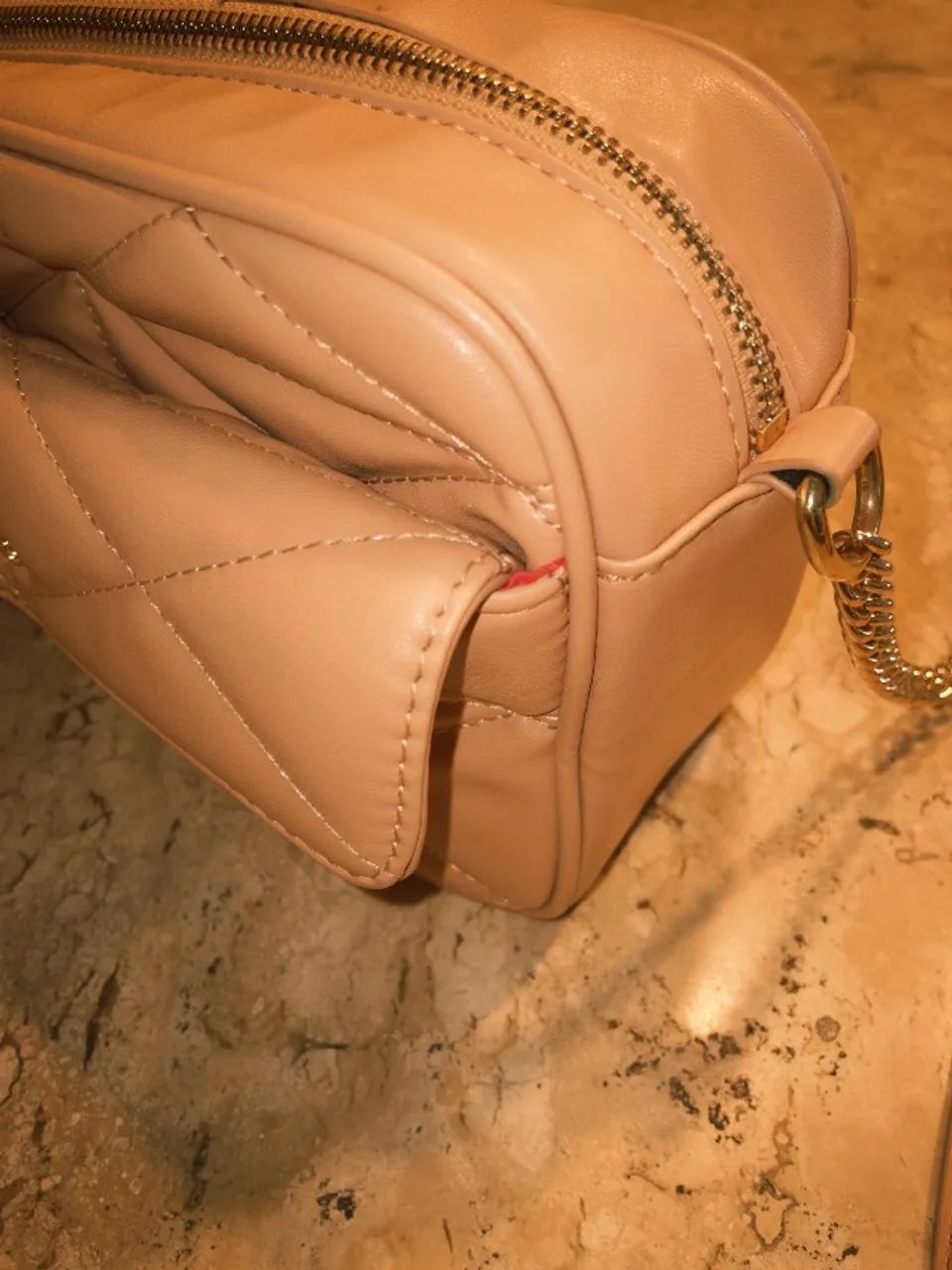 Bolsa Arezzo Original Bege Matelassê | Excelente Estado - Foto 3