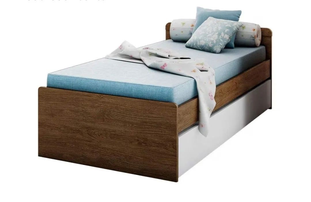 Vendo cama de solteiro gavetão. - Foto 2