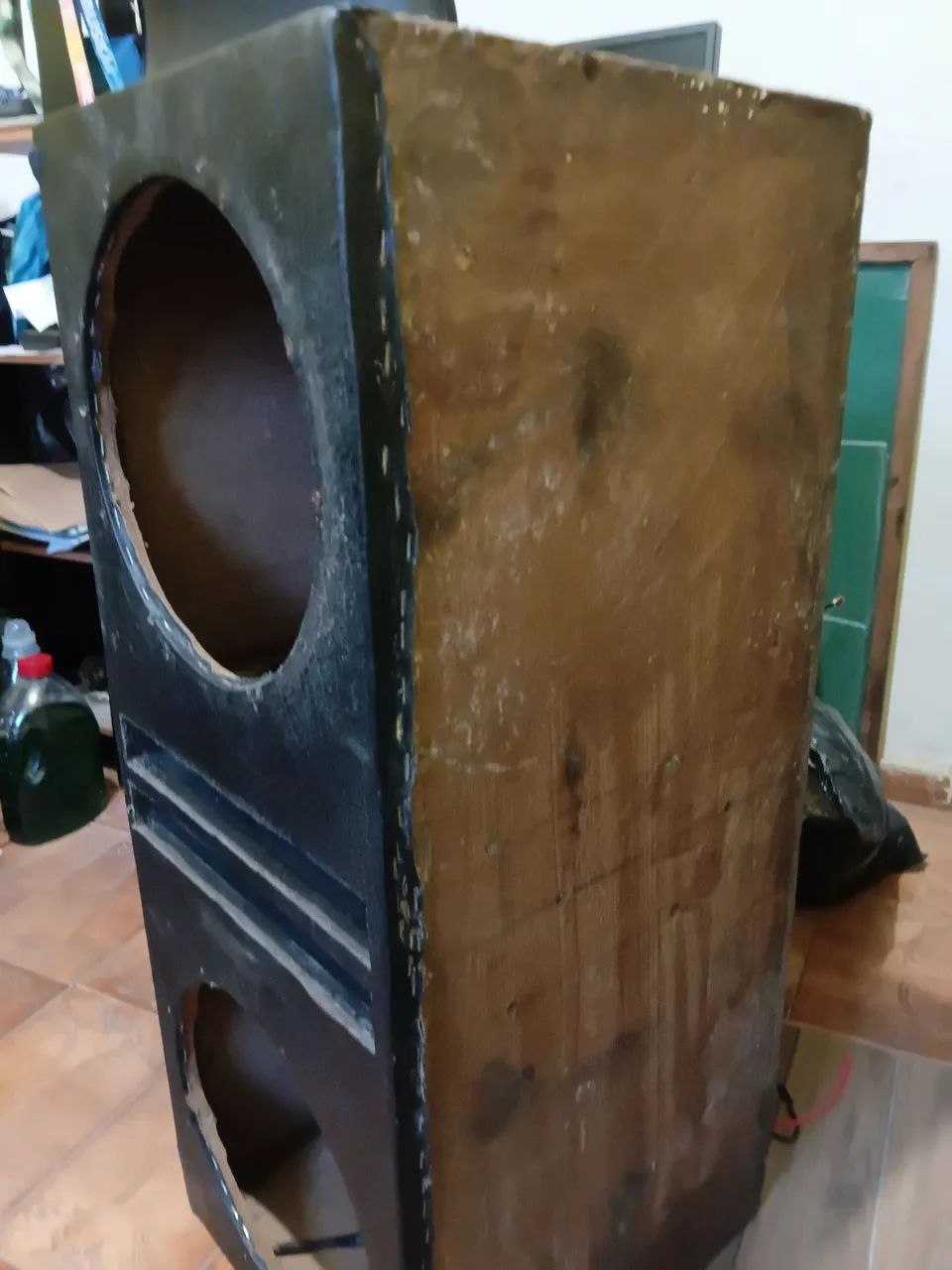 Caixa de som para auto falante de 12 + corneteira - Foto 2