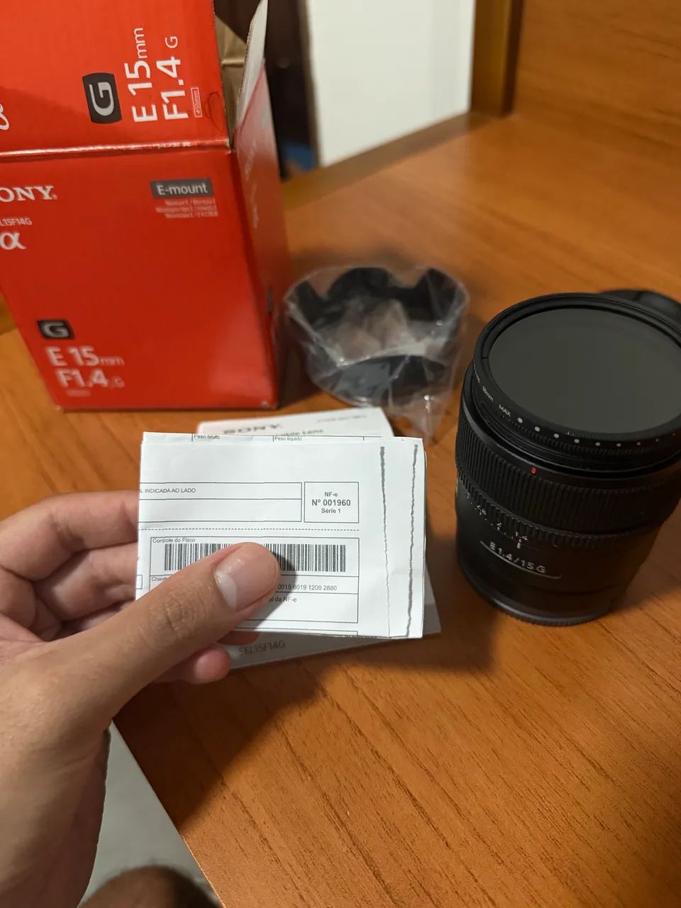 Lente Sony 15mm f1.4 com Nota fiscal - Foto 4