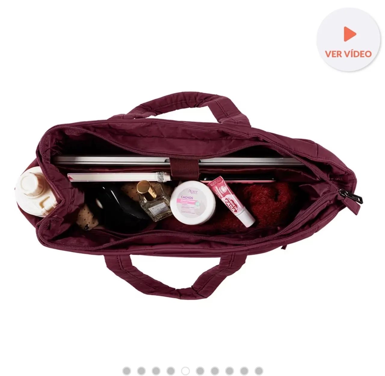 Tote Puffer Gocase - Vinho - Foto 3