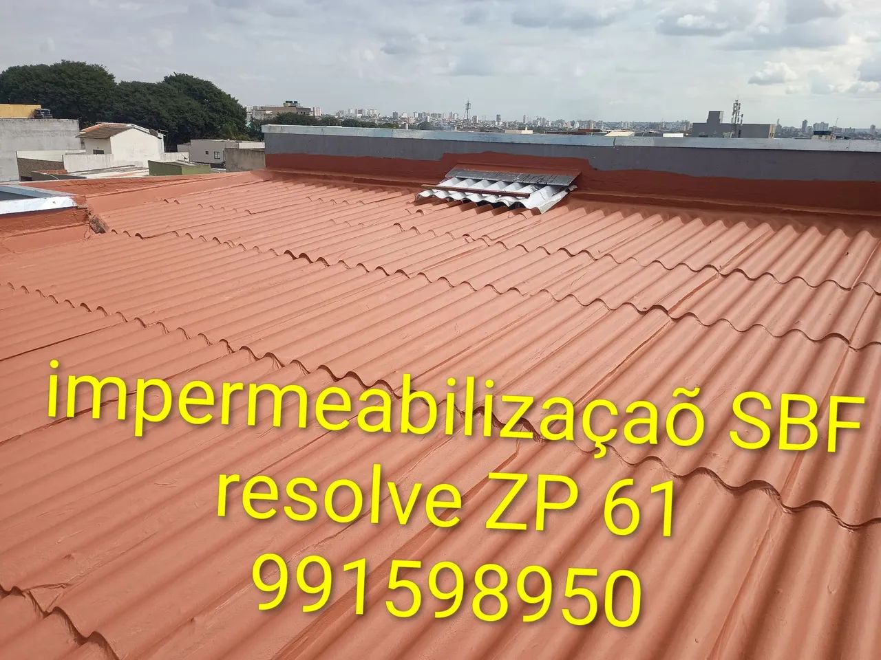 Impermeabilização SBF resolve qualquer tipos de telhados  - Foto 3