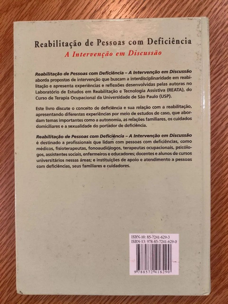 Reabilitacao de pessoas com deficiencia - Eucenir Fredini Rocha  - Foto 2