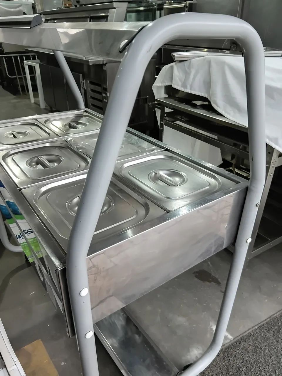 Buffet quente 6 cubas inox - Foto 3