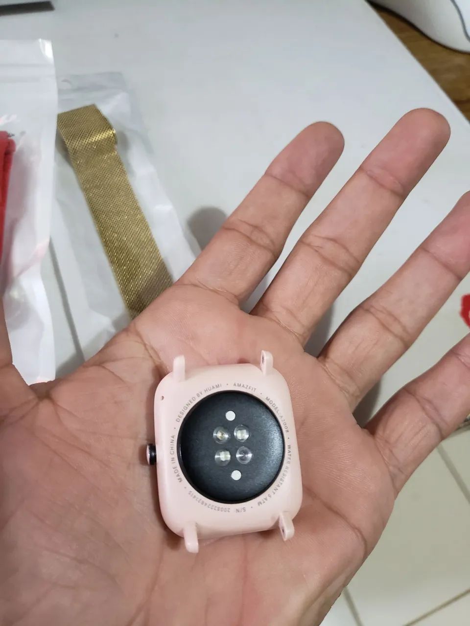 Smartwatch Amazfit Basic Bip U Pro Pink - Foto 3