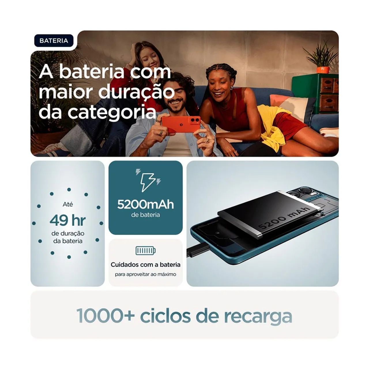Moto G06, LACRADO, com nota fiscal - Foto 4