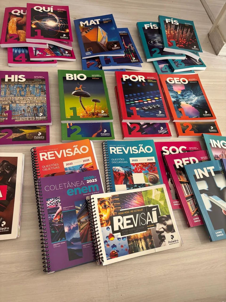 Material completo - Curso Pré-vestibular Poliedro - 2025 - Foto 4