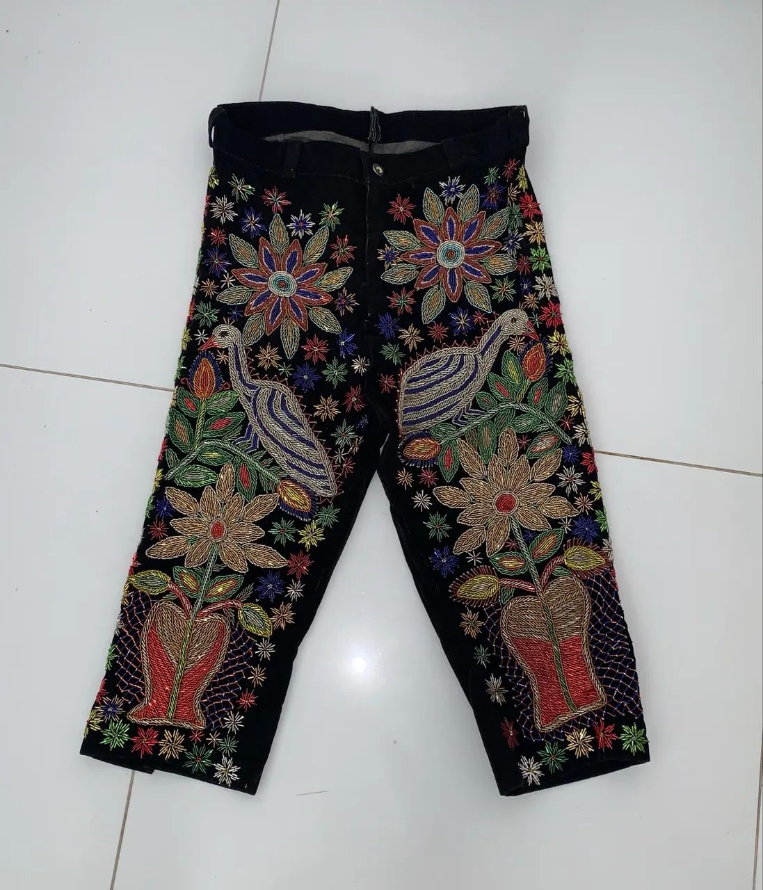Calça com miçangas !