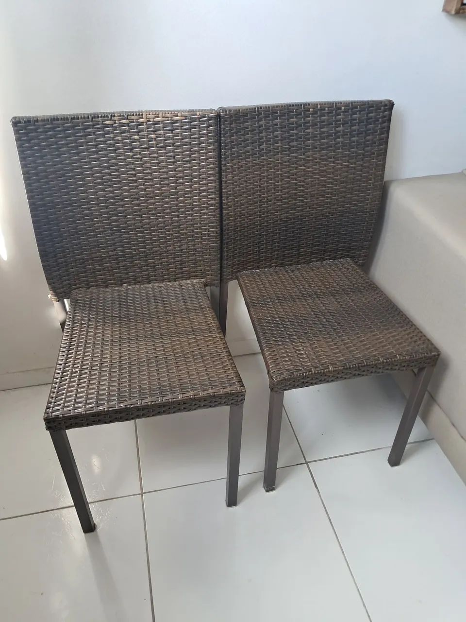 2 Cadeiras de Rattan