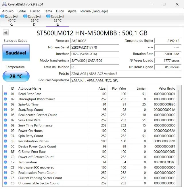 HD Notebook 2.5 500gb sata Samsung EXCELENTE ESTADO - Foto 4