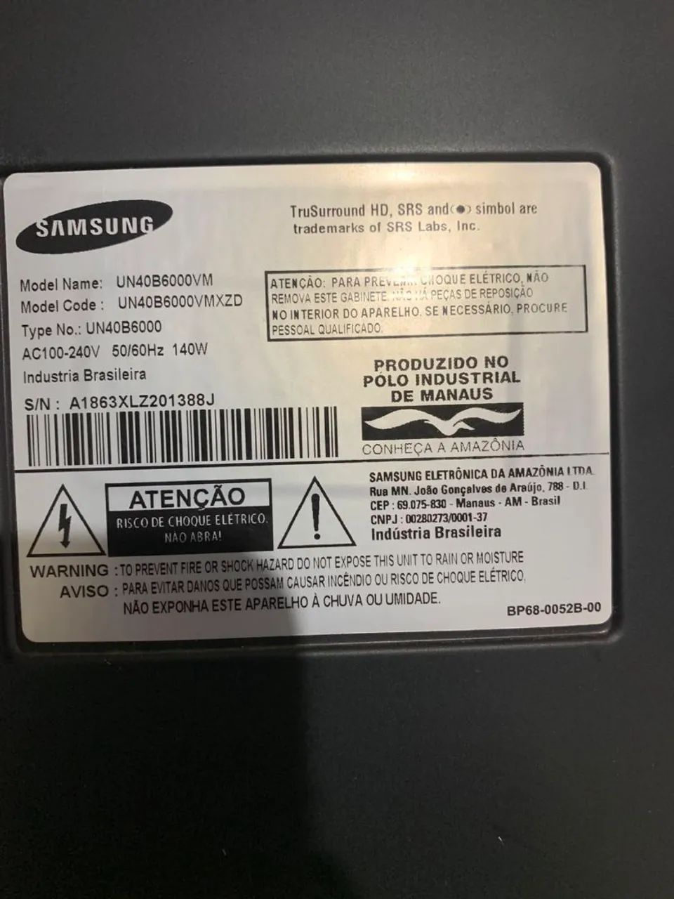 Televisão Samsung  - Foto 2
