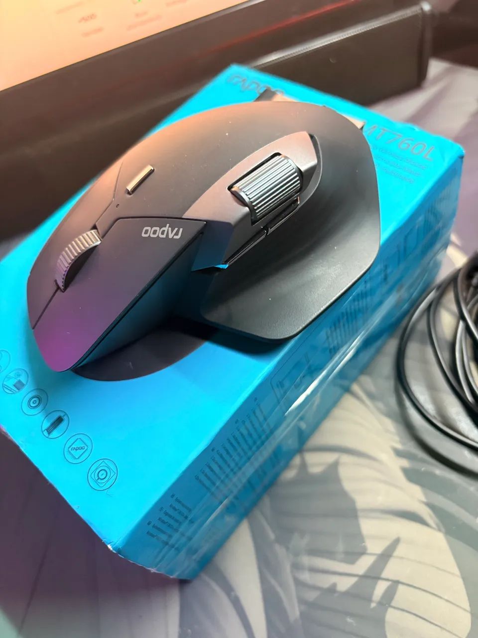 Mouse ergonômico Rapoo MT760L  - Foto 4