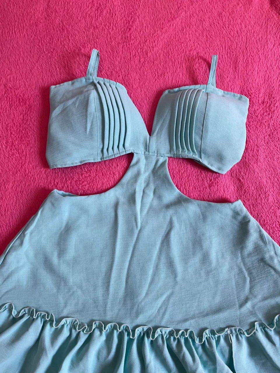 Vestido de sereia azul piscina  - Foto 2