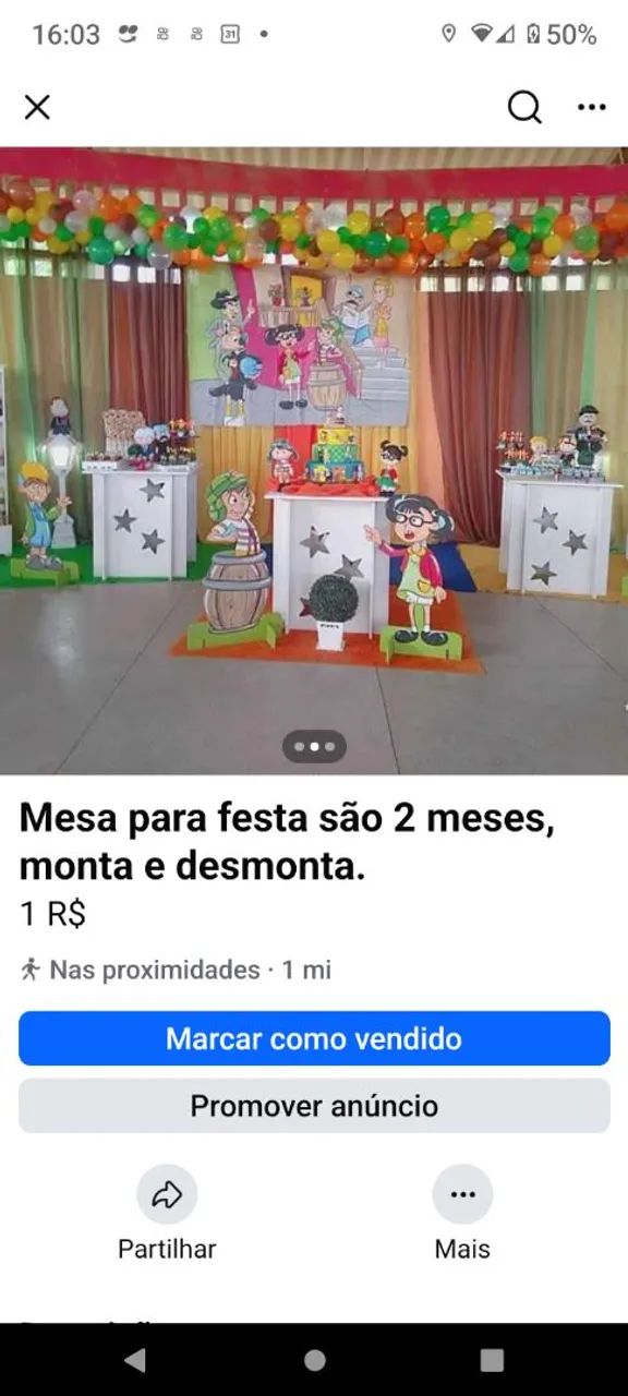 Mesa para festa - Foto 5