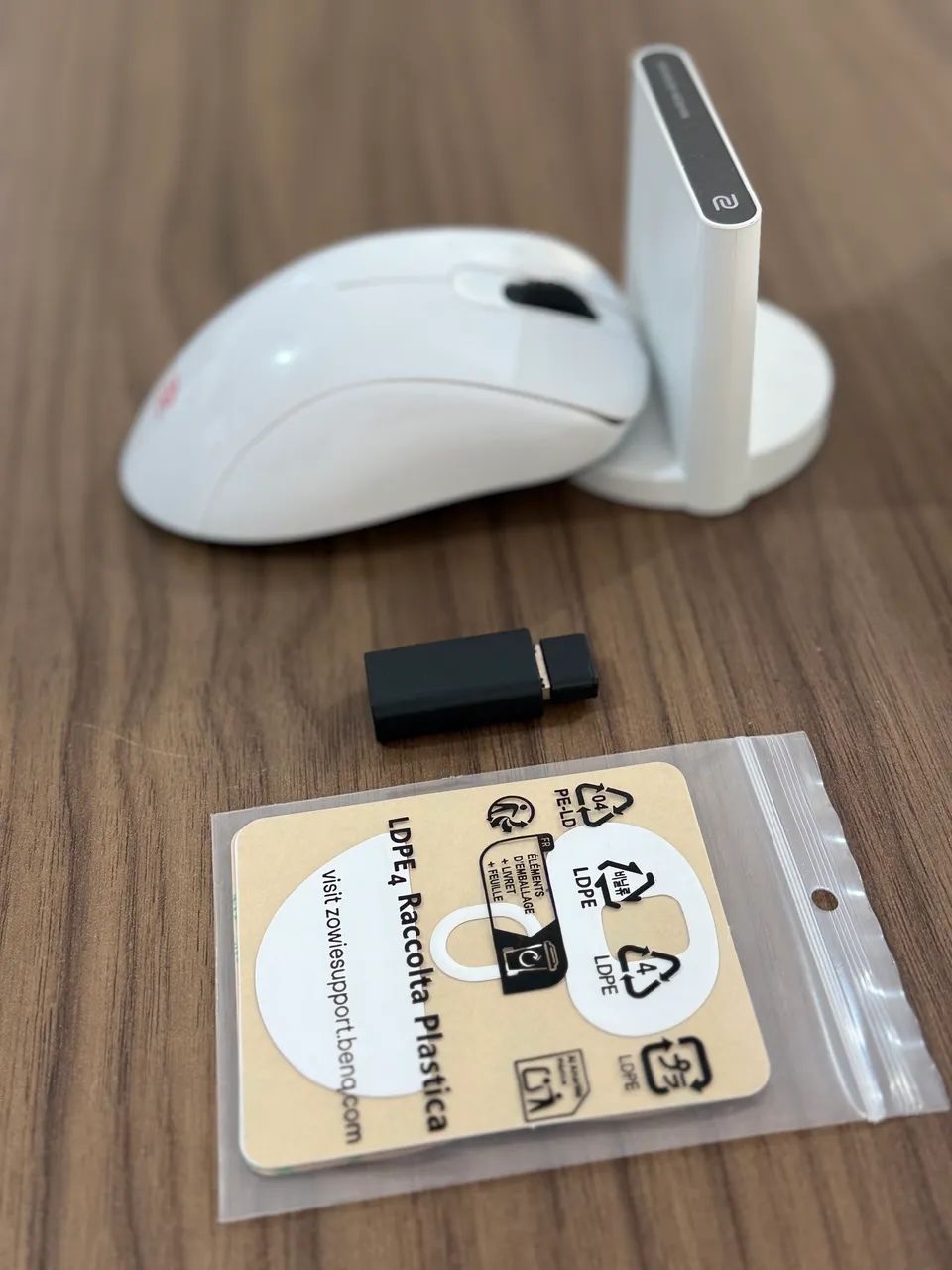 Mouse Zowie EC2-DW 60g branco - Foto 2