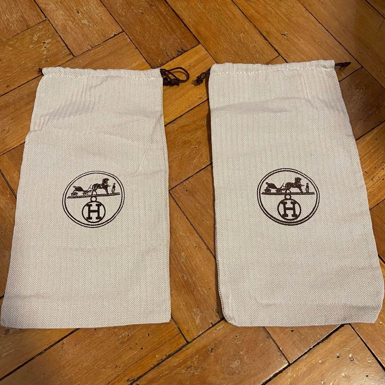 2 Dust Bag Herm ès Original  - Foto 2