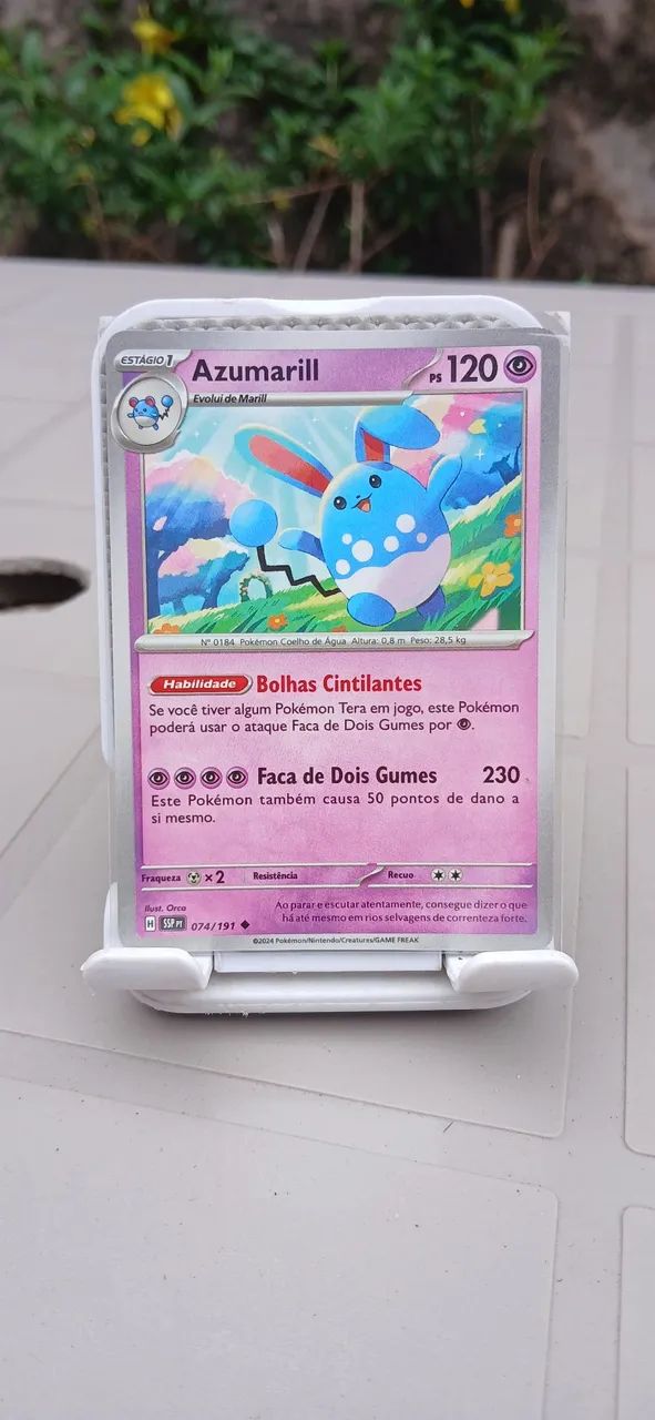Carta Pokemon Azumarill Normal - Foto 3