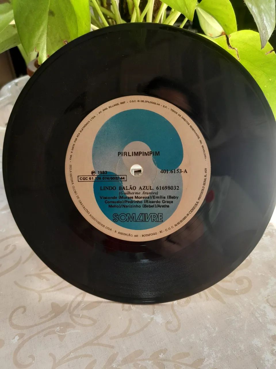 Vinil lindo balão azul 7 polegadas - Foto 3