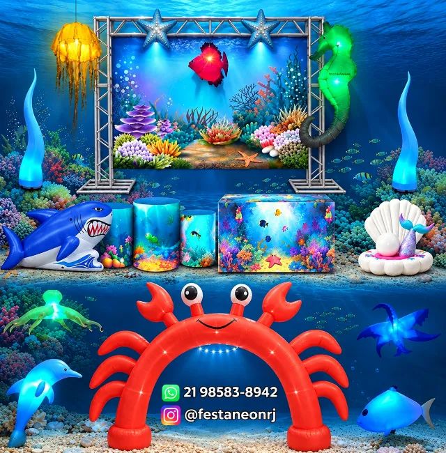 Decoração Fundo do mar