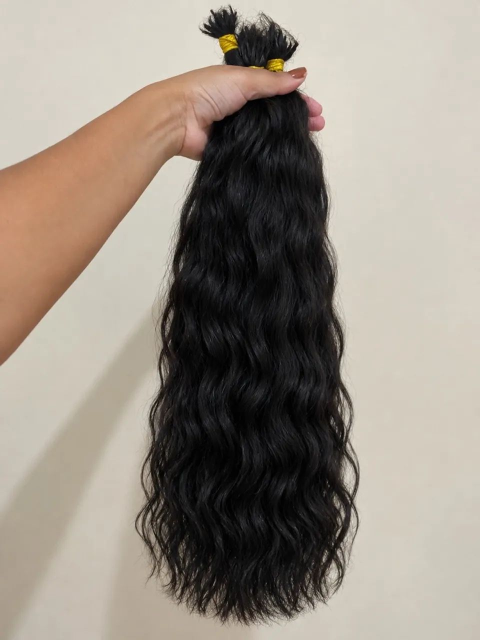 Cabelo 100% humano 50cm - Foto 2
