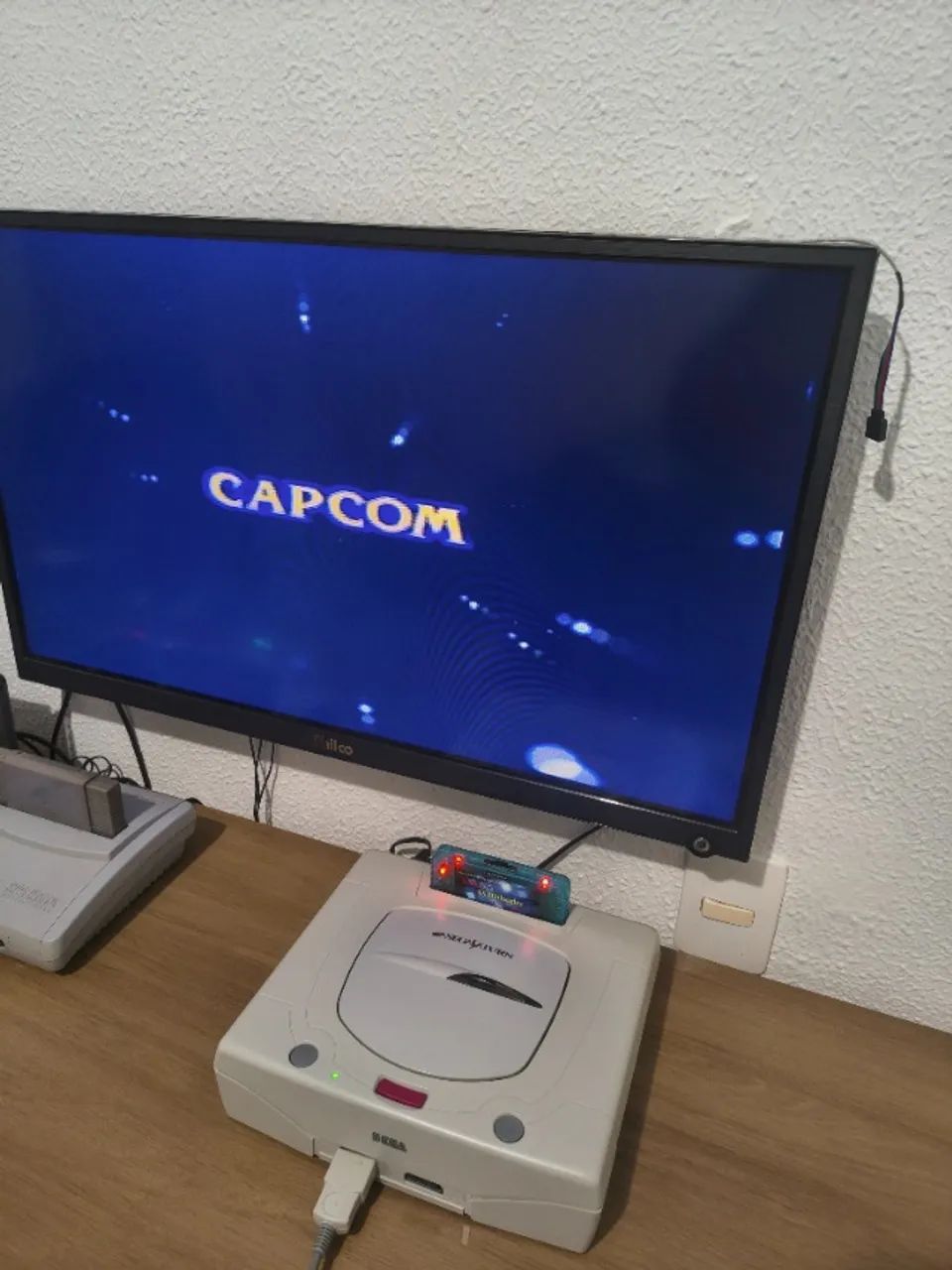 sega saturn branco + saroo - Foto 2