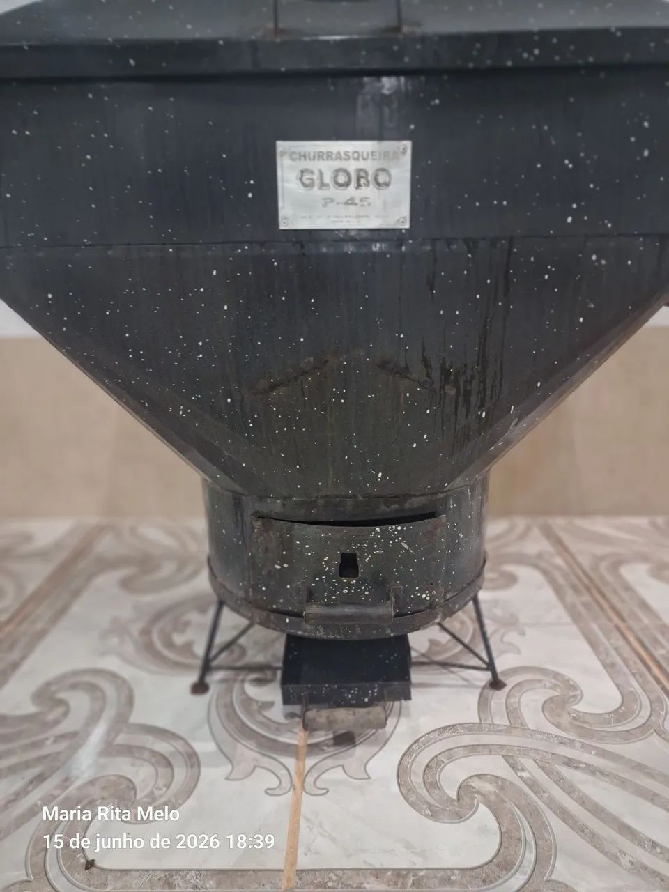 Churrasqueira Gaúcha a bafo esmaltada - Foto 5