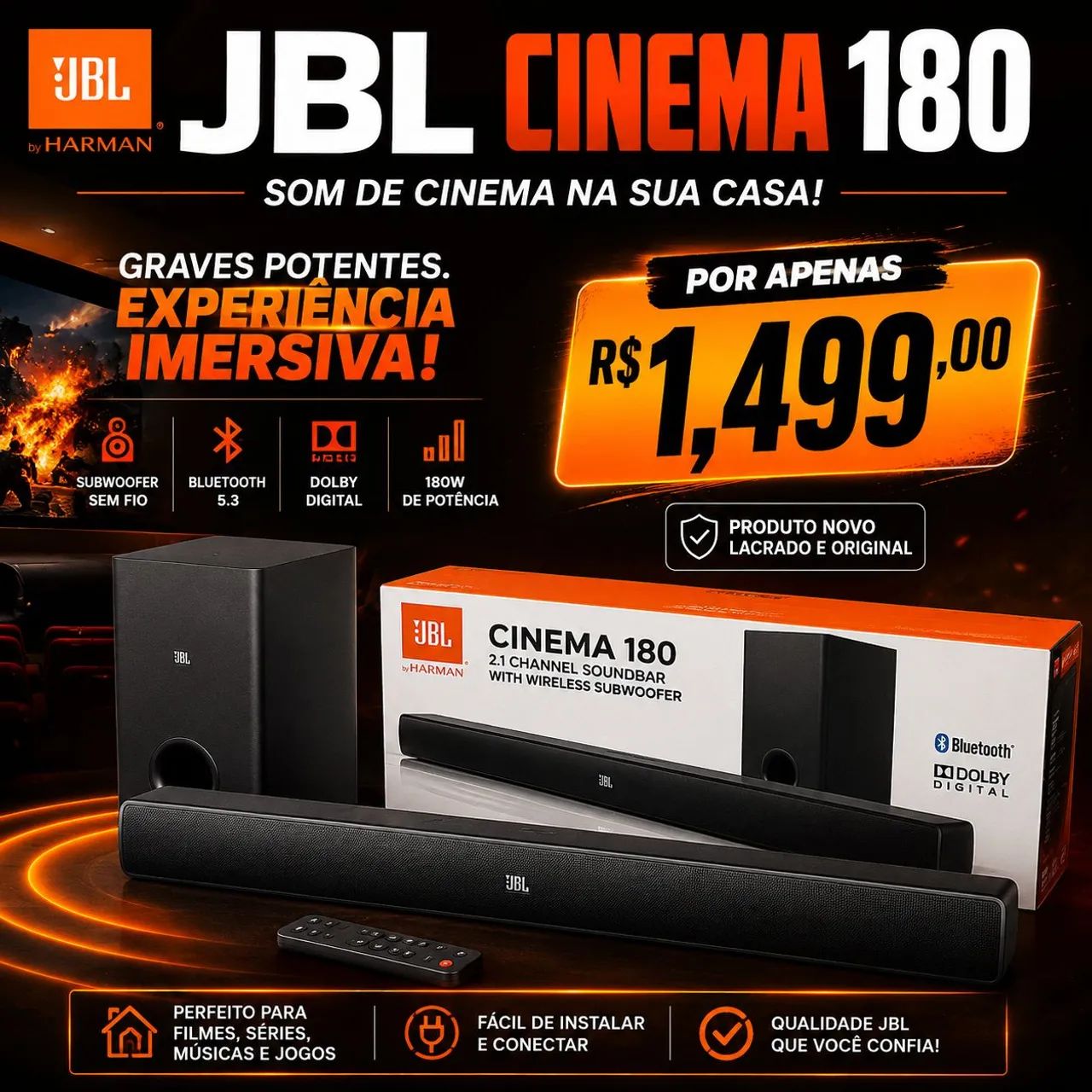 Sond bar JBL cinema