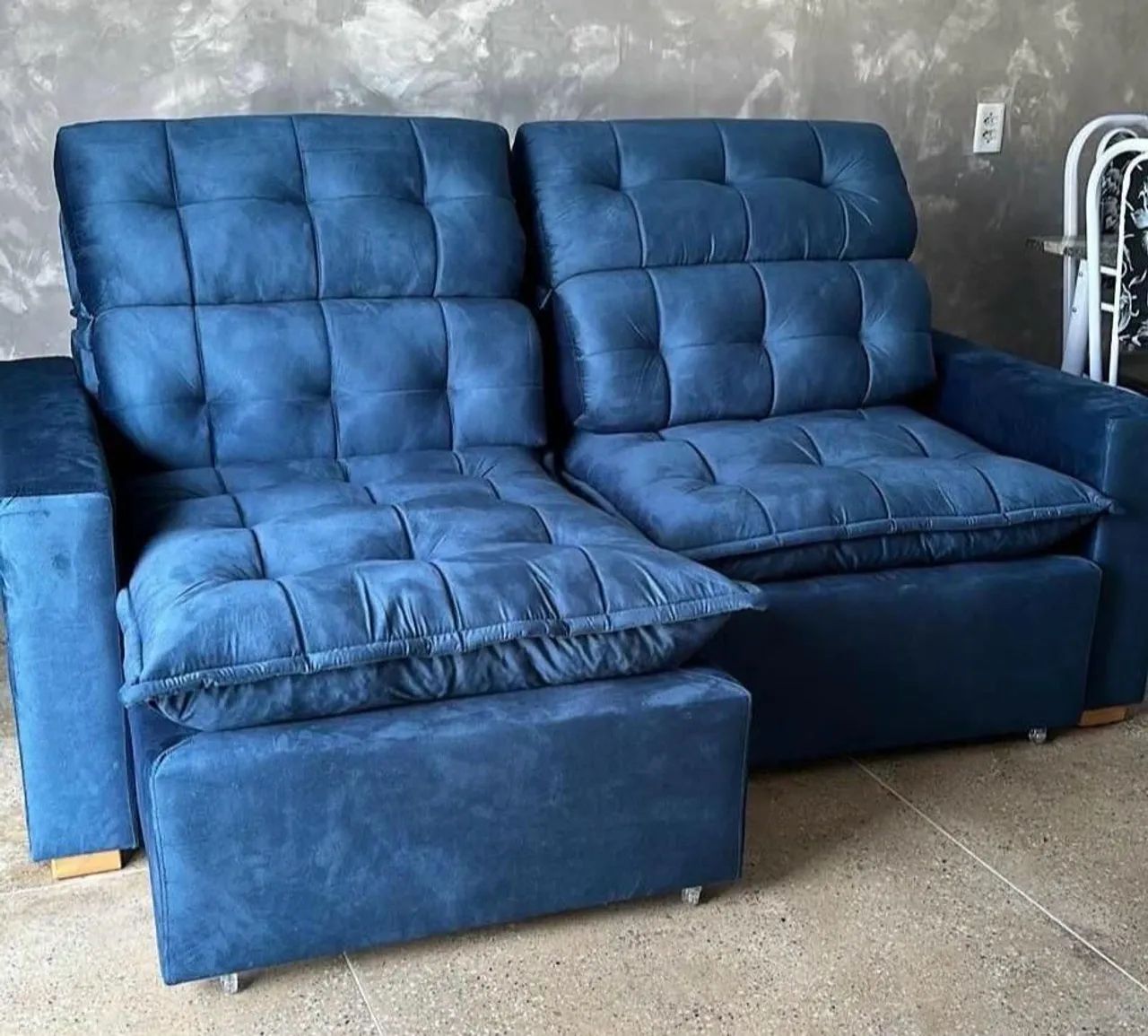Sofá Retrátil Reclinável Luxo (Mega Oferta) - Foto 5