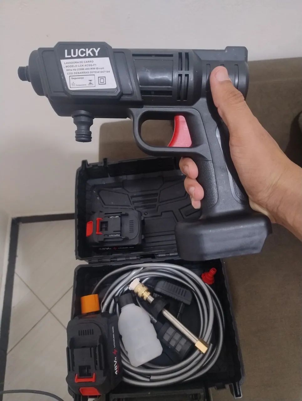 Lavadora de alta pressão portátil  - Foto 2
