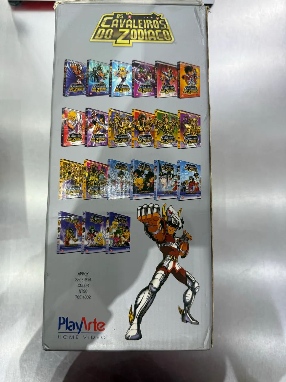 BOX Os Cavaleiros do Zodíaco Play Arte - 21 DVD?s - DVD, Blu-Ray e