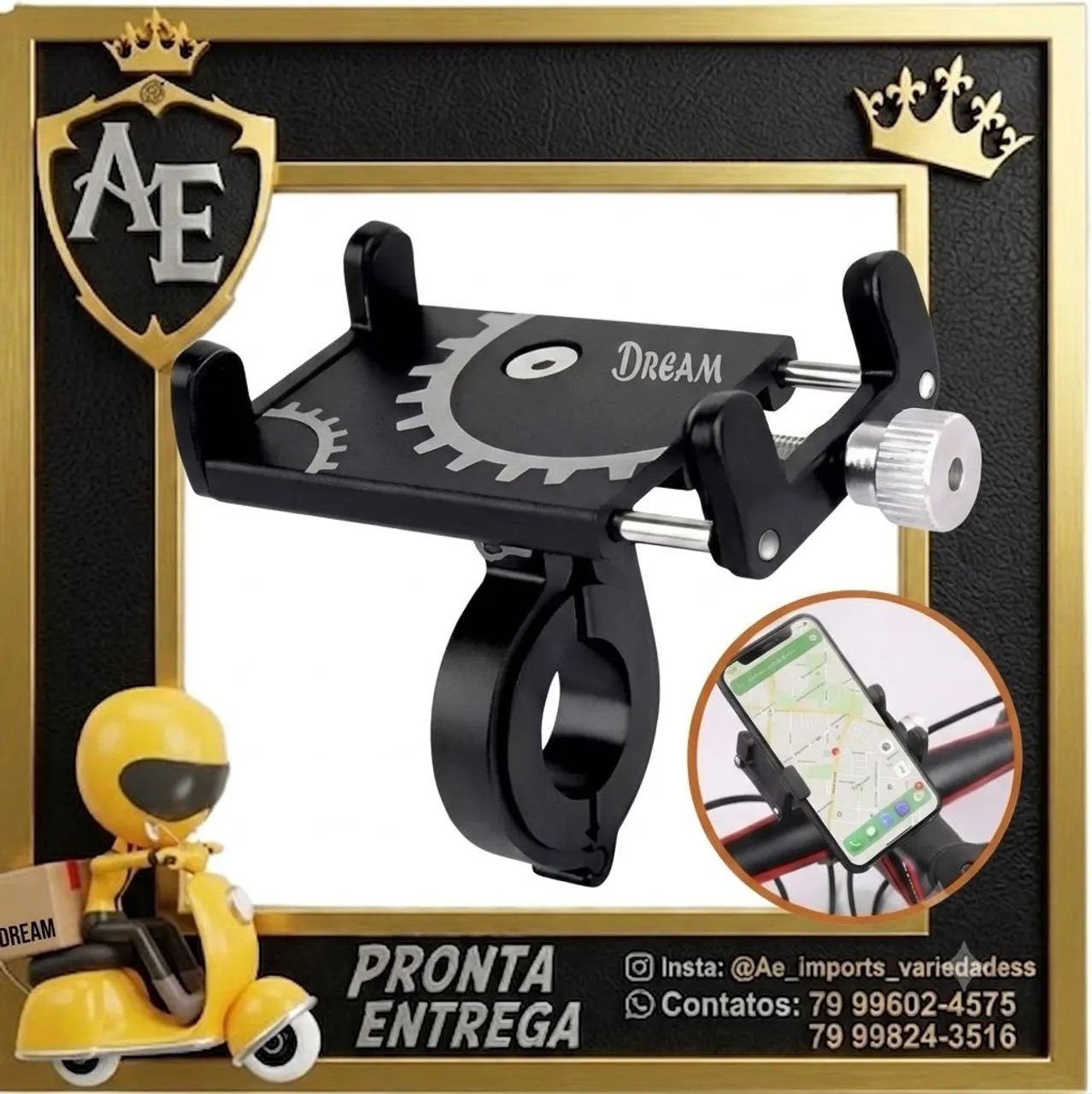 Suporte de celular para bike e moto