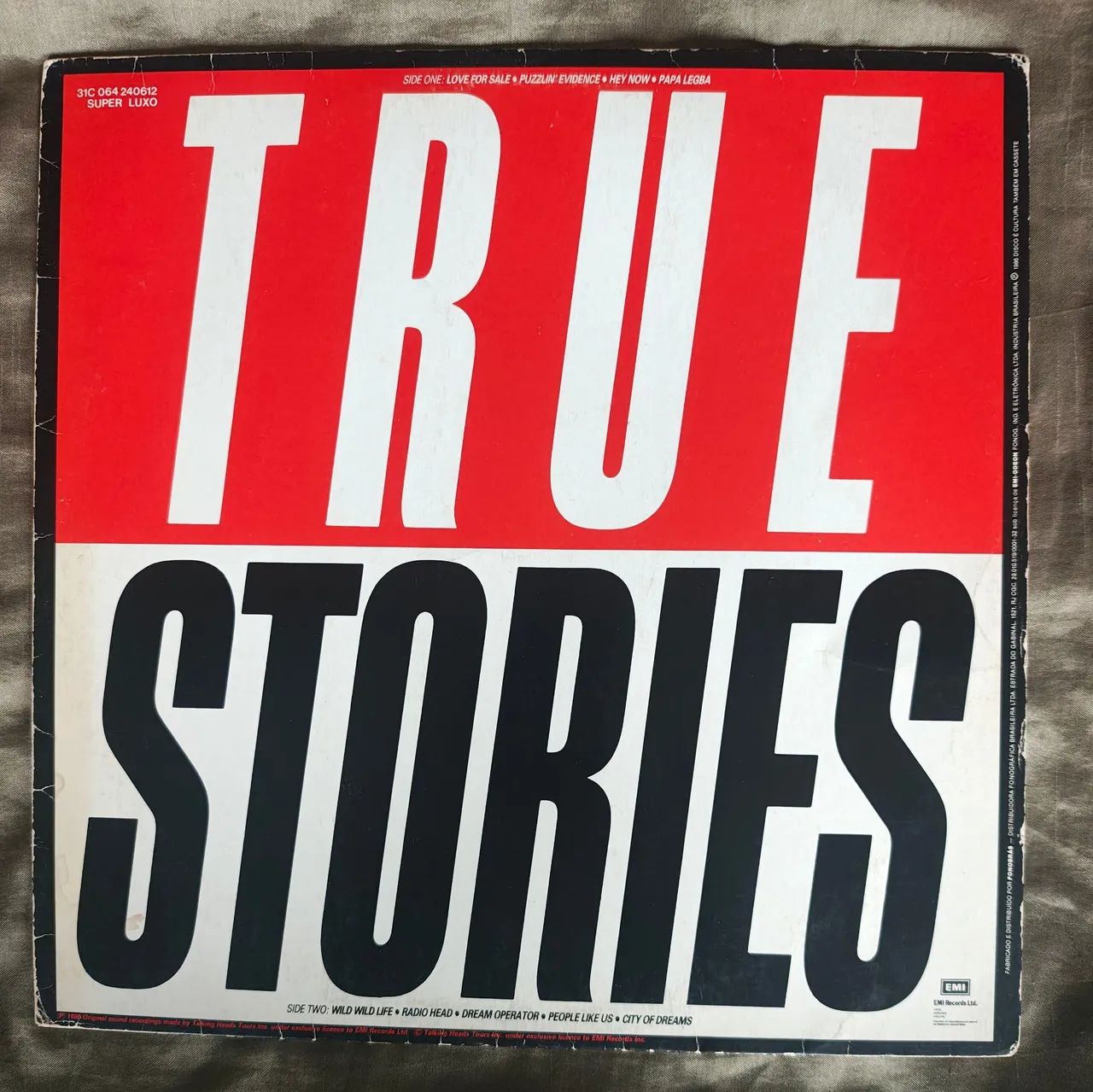 LP Disco Vinil "True Stories"  Talking Heads - Foto 5