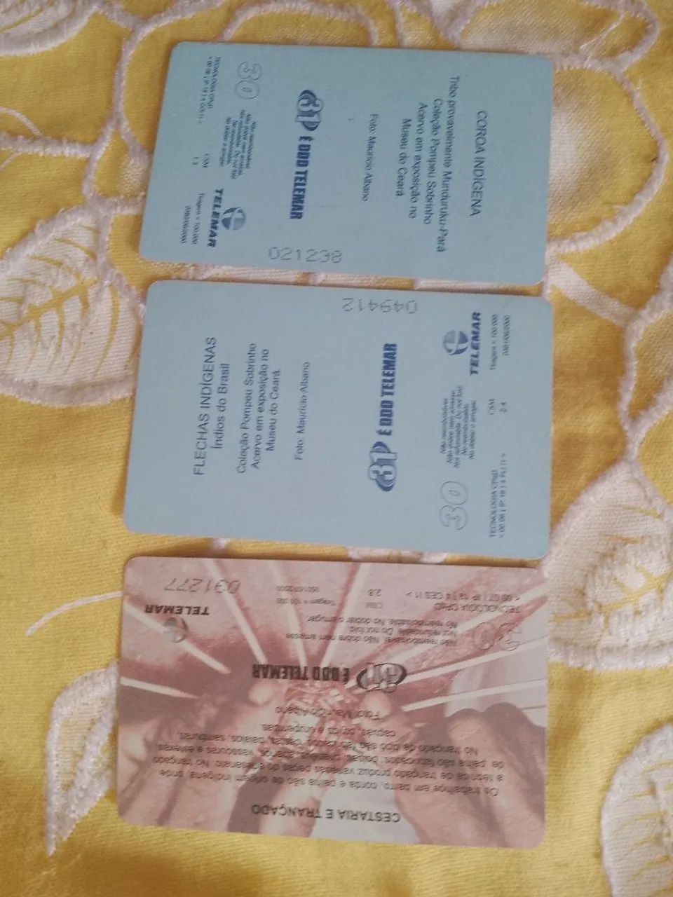Cartão telefônico tema indigena - Foto 4