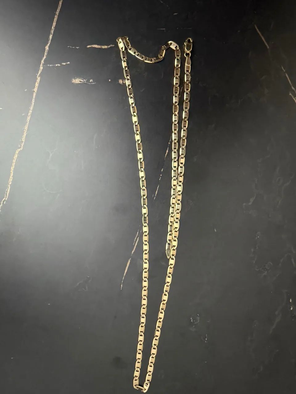 Corrente ouro 18k piastrine 12.5g 63cm - Foto 2