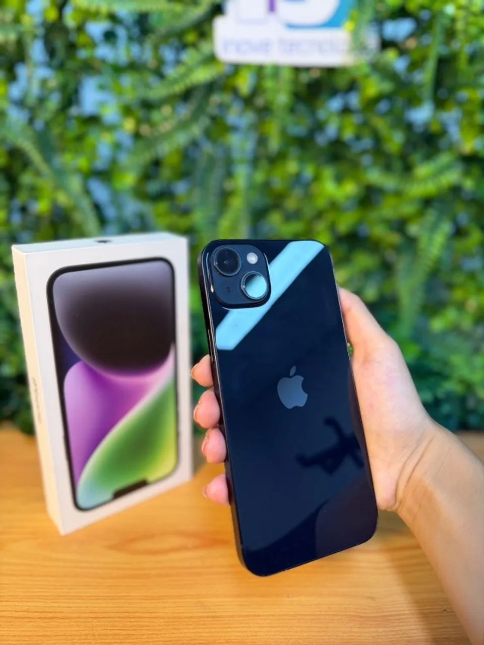 iPhone 14 Plus   Midnight  128GB  87% saúde da bateria Esim     Possui caixa