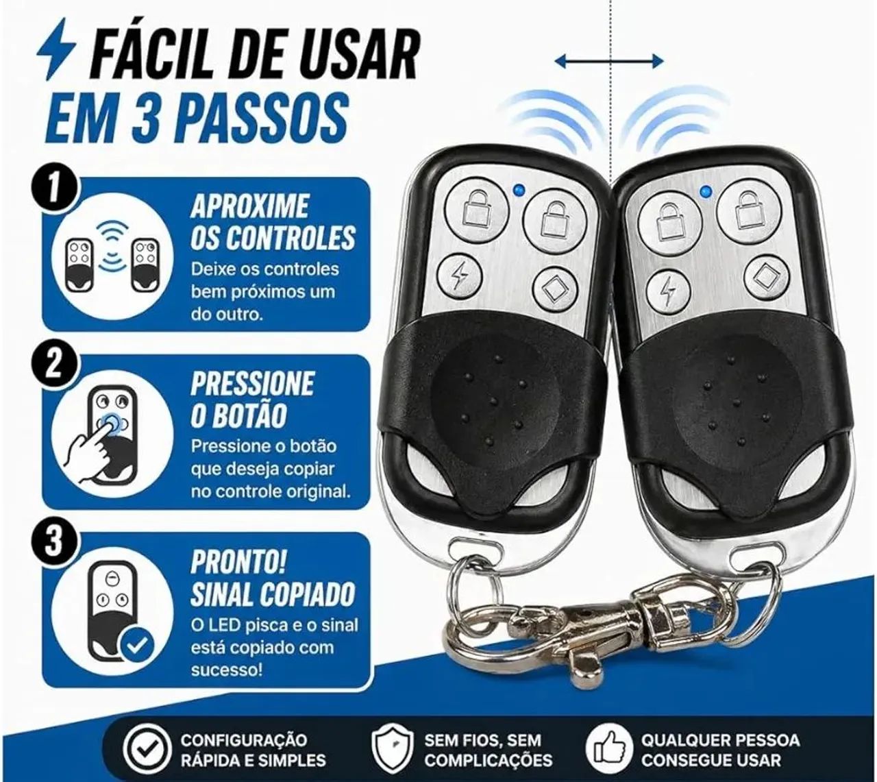 Controle copiador universal  - Foto 4