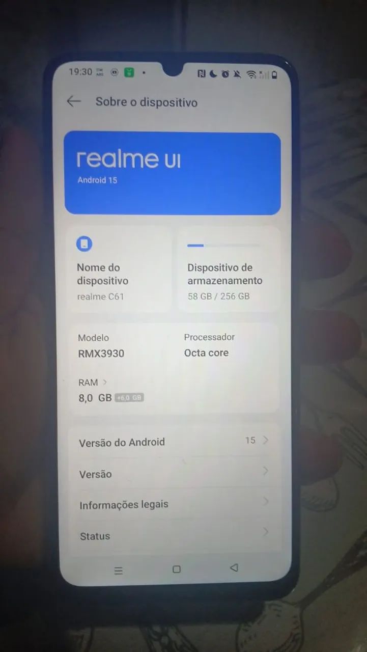 Célula realme c61 256 gb 8 de ram  - Foto 3