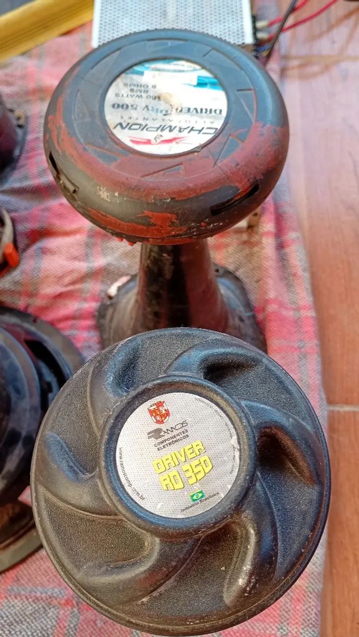 Vendo subwoofer de 10 polegadas, cornetas, tweeter no preço pra ir embora! - Foto 3
