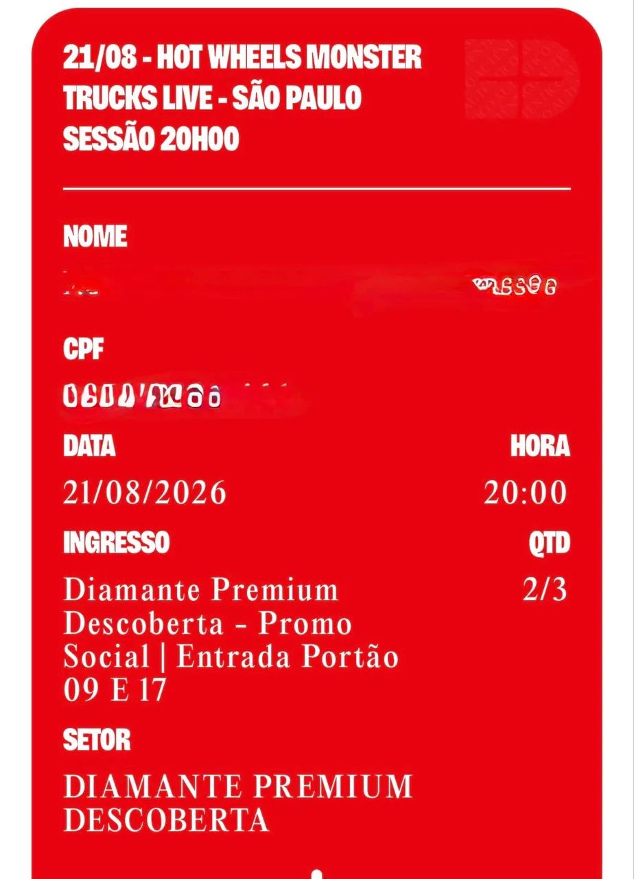 Ingresso Hot Wheels Monster Trucks live 