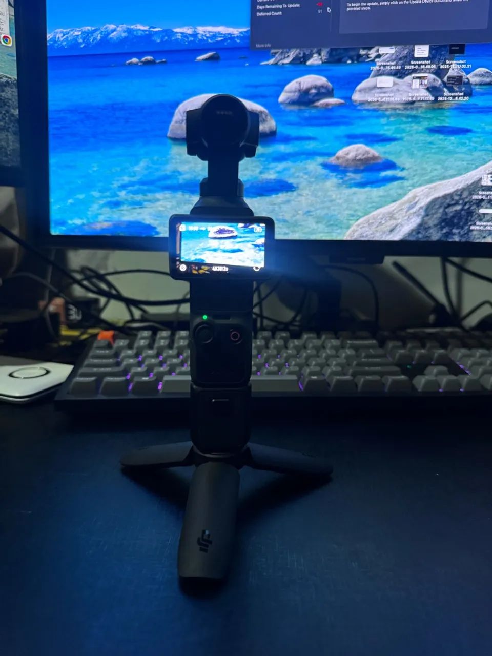 Câmera Dji Osmo Pocket 4 Creator Combo Nunca usada - Foto 3