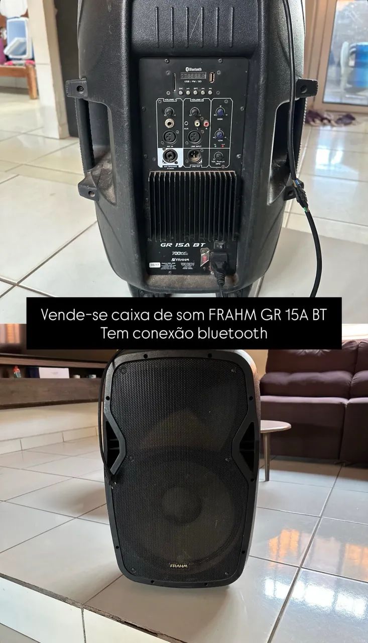 Caixa de Som FRAHM GR 15A BT
